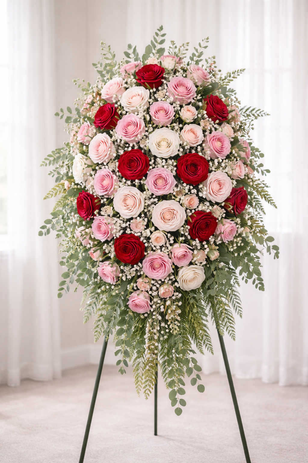 Everlasting Love Rose Standing Spray