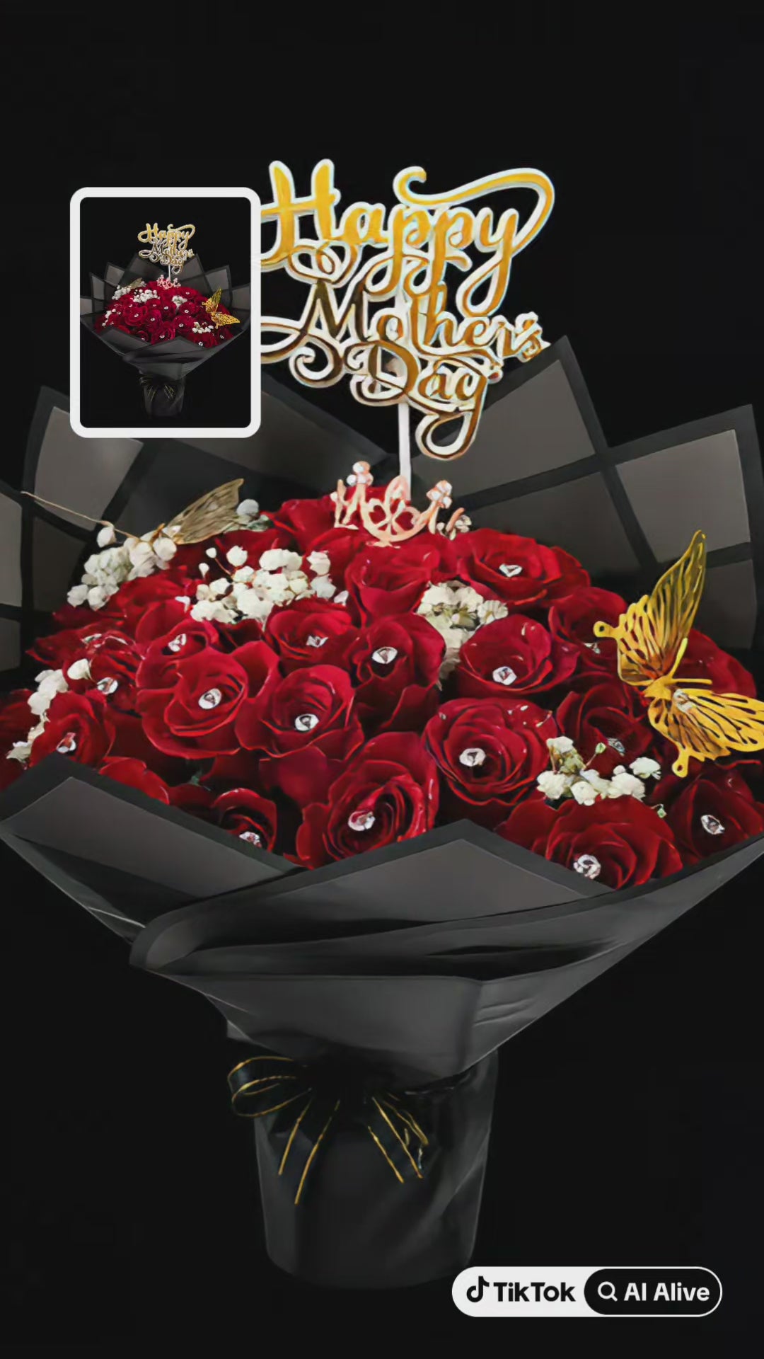 "50 Roses For Mom" Bouquet