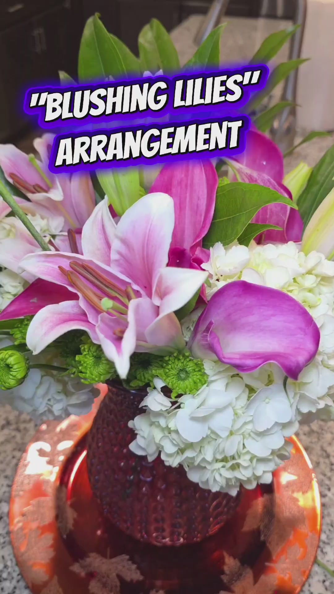 "Blushing Lilies"