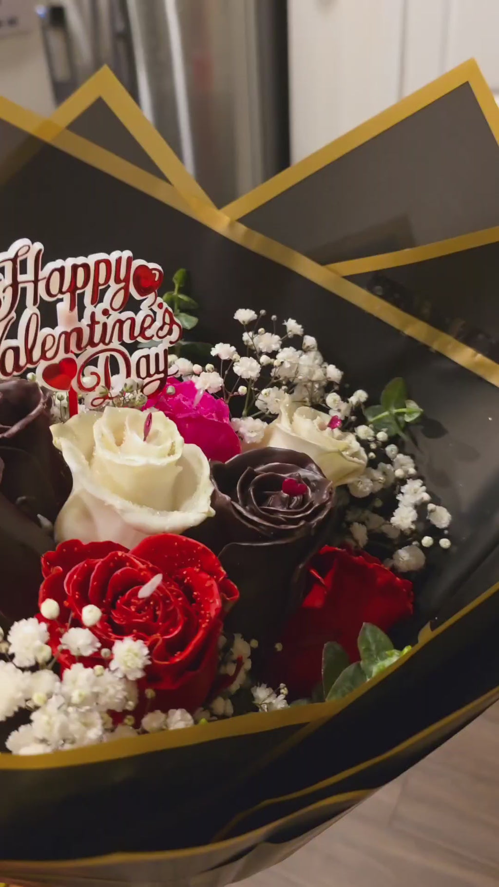 Chocolate Covered Roses (Non-Edible)
