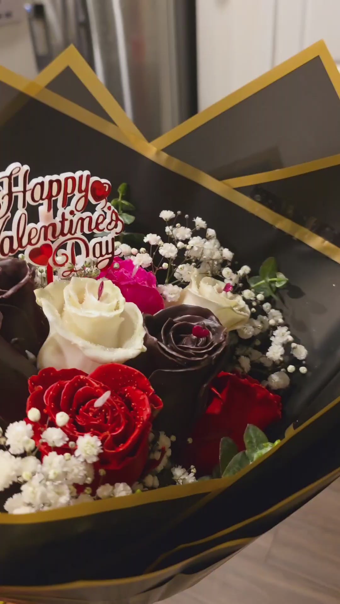 Chocolate Covered Roses (Non-Edible)