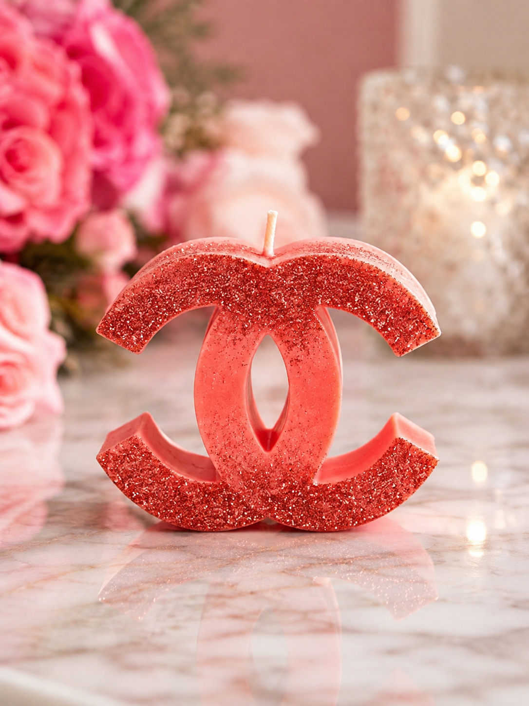 "Chan3l" Luxury Pillar Candle