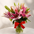 "Blushing Lilies"