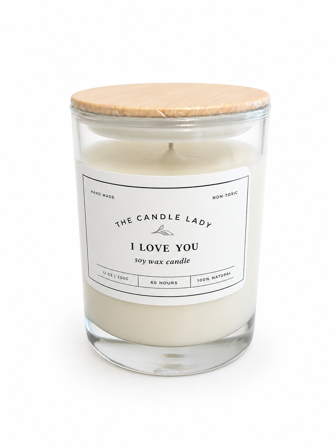 "I Love You" Candle