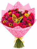 "Luxury Coach" Butterfly Bouquet