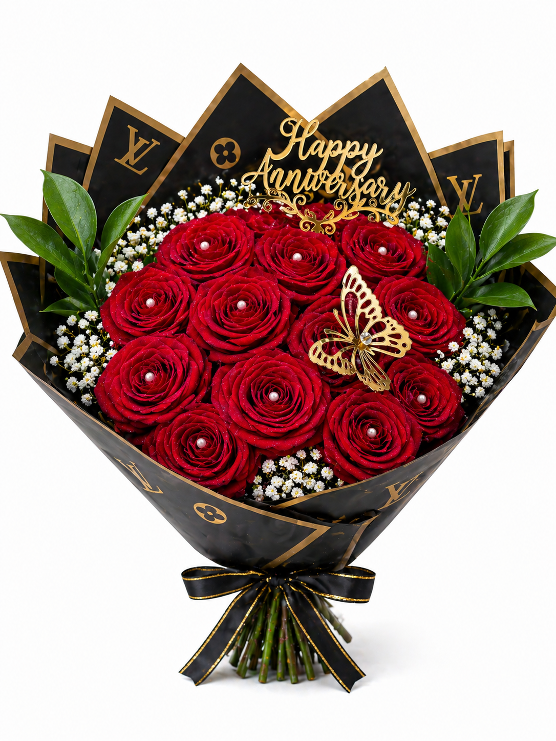 "Happy Anniversary" Luxe LV Bouquet